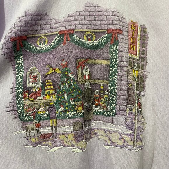 Vintage Christmas Scene Sweatshirt – NWT - Picture 2 of 5